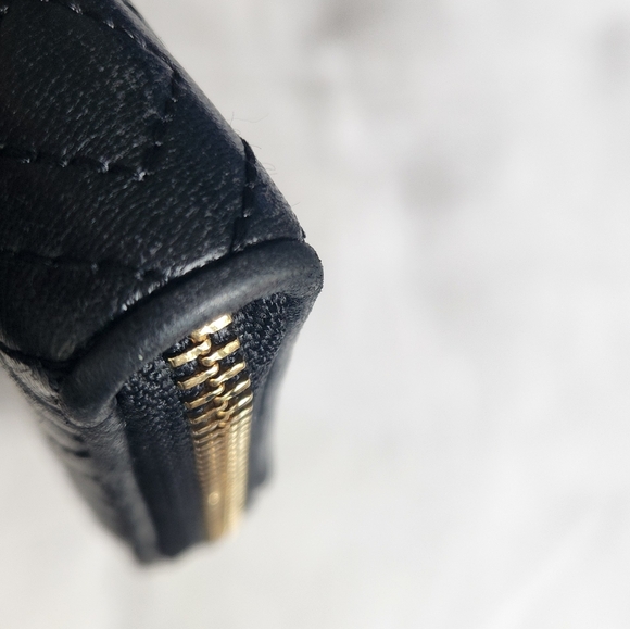 Tory Burch Black Flemming Quilted Continental Wallet - Lambskin - Picture 7 of 9